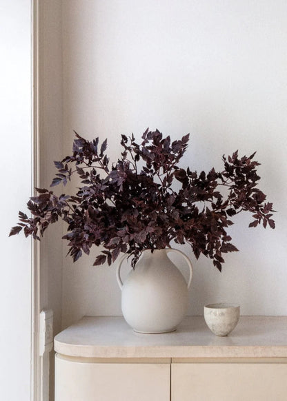 Plum Fake Cimicifuga Ramosa Leaves - 31"